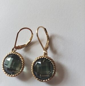 Prasiolote Drop Earrings